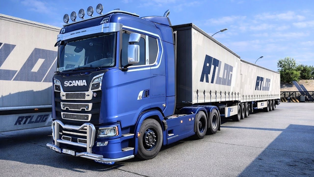 Night Drive Articulated Trailer - Scania S770 | Zaragoza - Madrid | Euro Truck Simulator 2