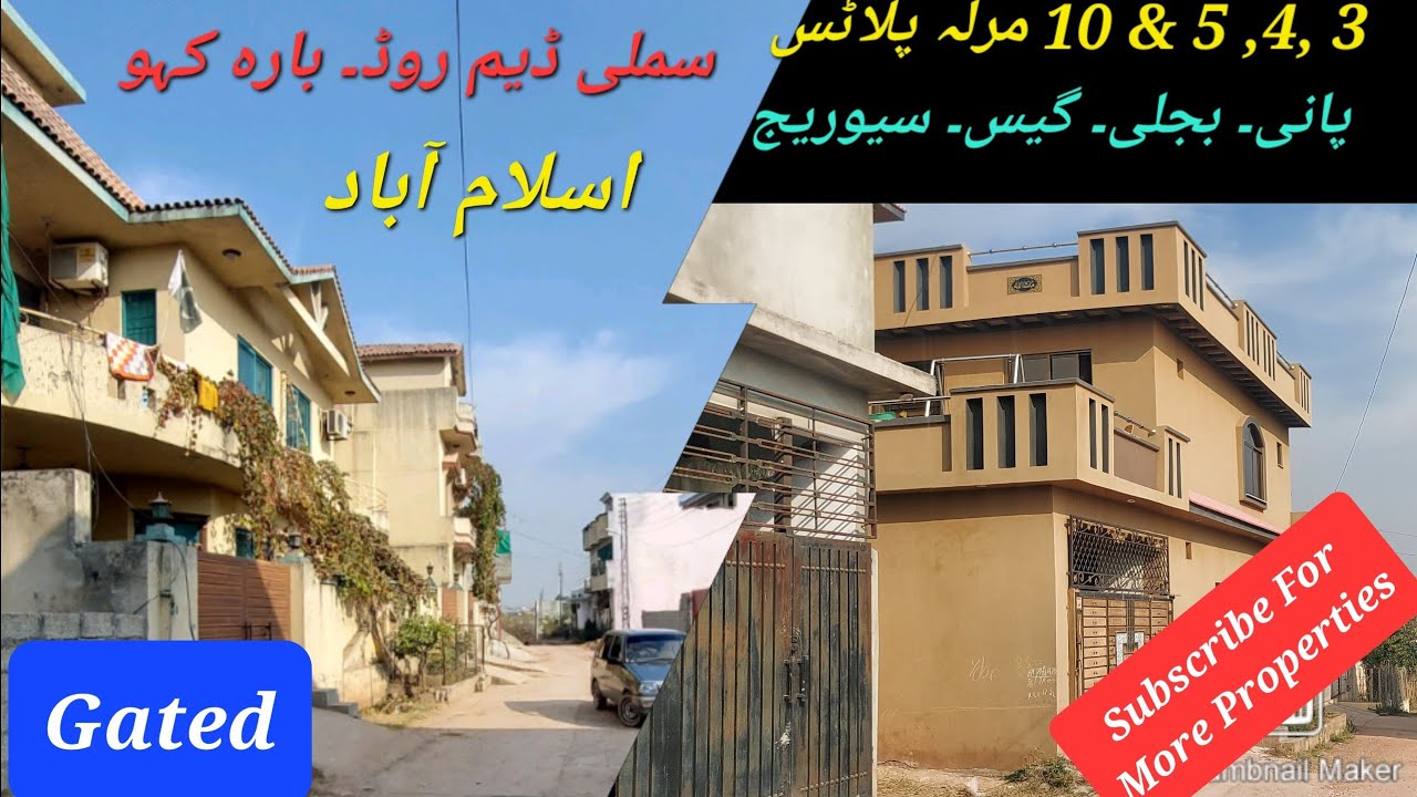 Property No. 223, Main Simly Dam Road Small plots Ajmal Malik-0344-5599899 Hassaan Khan 0313-0958184