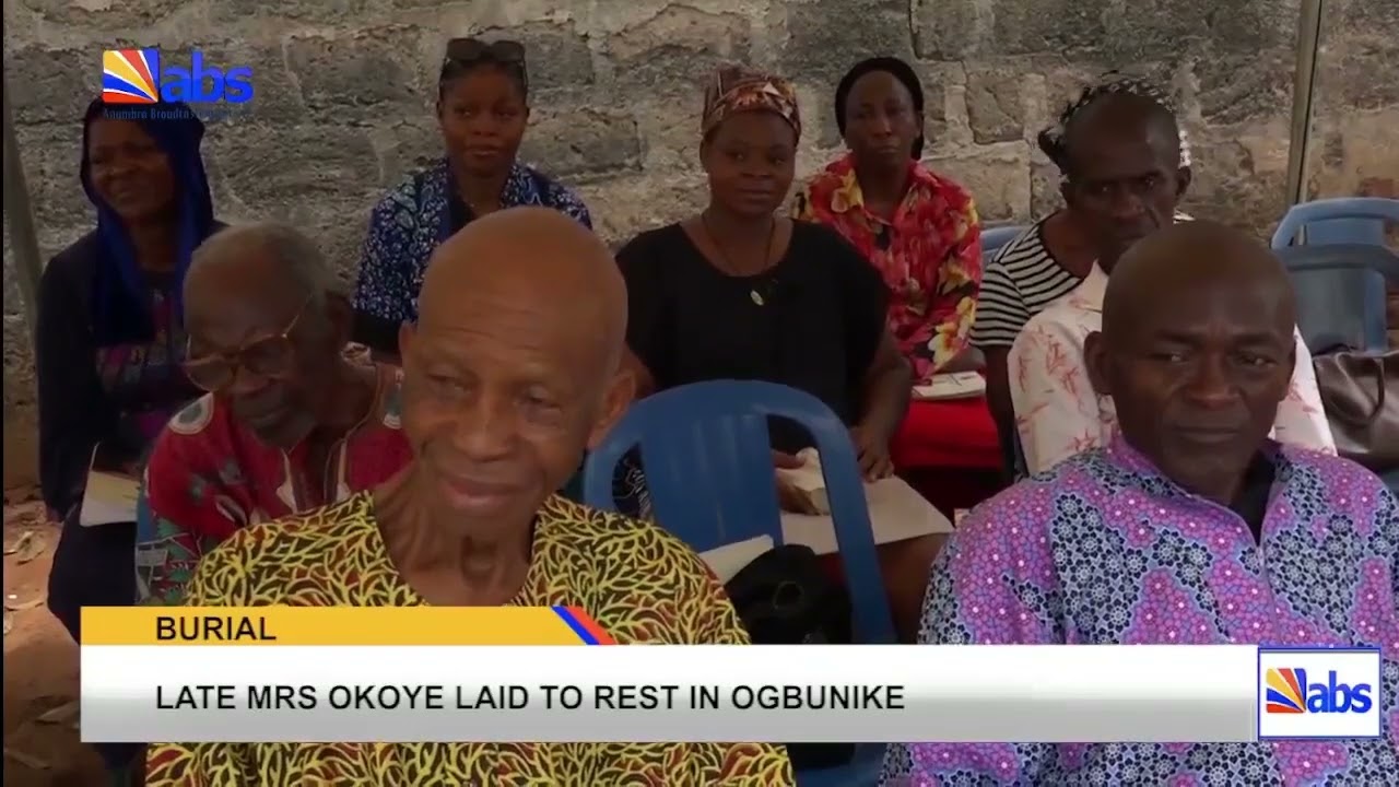 Late Mrs Okoye Laid To Rest In Ogbunike