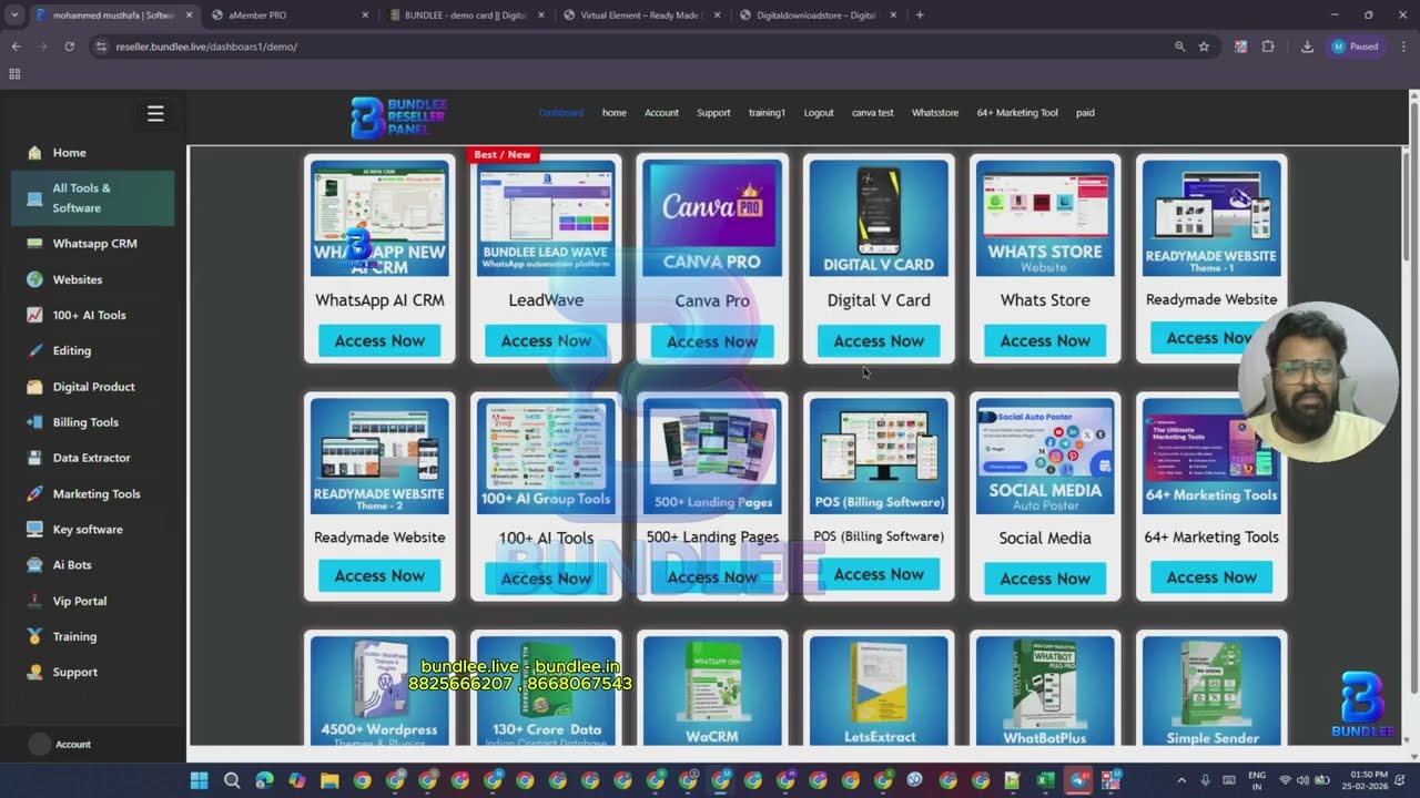 Bundlee 150+ Software Reselling Panel - Full Demo