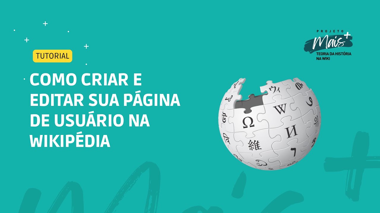 Como criar e editar sua página de usuário na Wikipédia