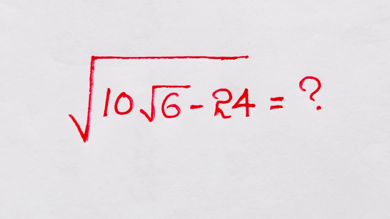 Solving a Nice Radical Equation Without Calculator| Maths Olympiad|Math Challenge|Square Roots 