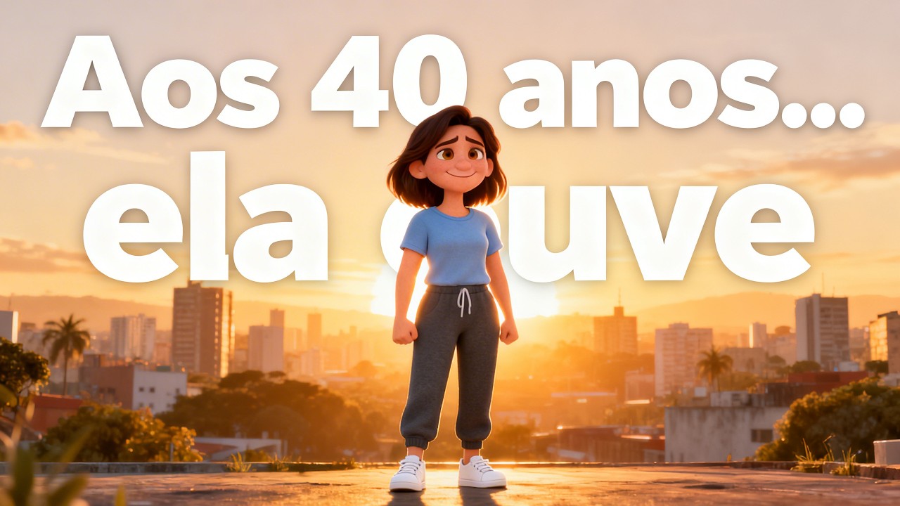 Aos 40 anos, ela ouve…