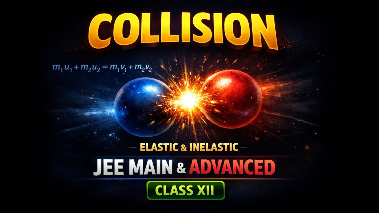 PHYSICS POINT B.K Sir  is live to teach Illustration on collision for jee main, Advanced Class Xith