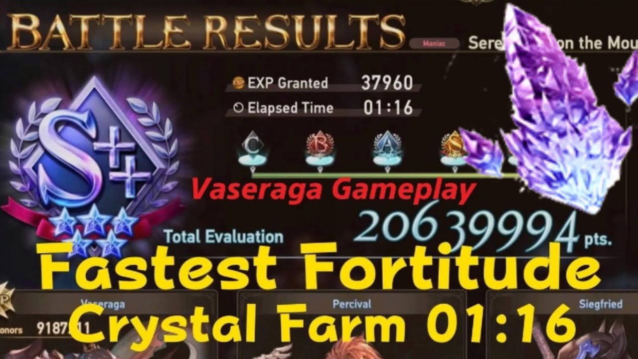 Granblue Fantasy: Relink - FASTEST Fortitude Crystal FARM