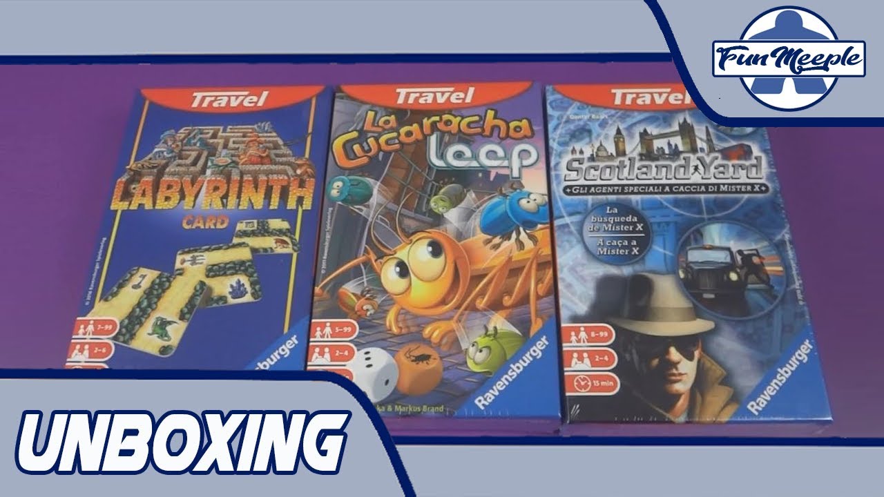 Unboxing Variedad de juegos scotland yard y mas del Lidl