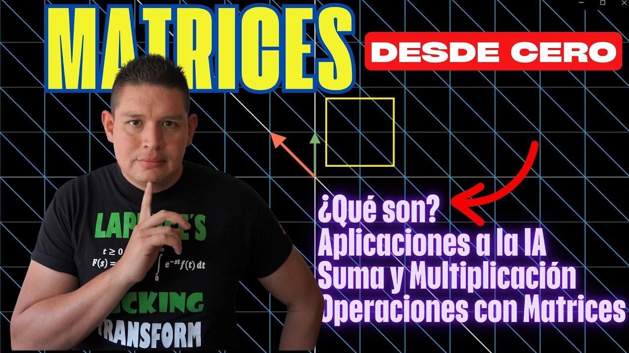 LAMENTABLE que NO te Ense&ntilde;en as&iacute; las MATRICES (&Aacute;lgebra Lineal Clase Animada)