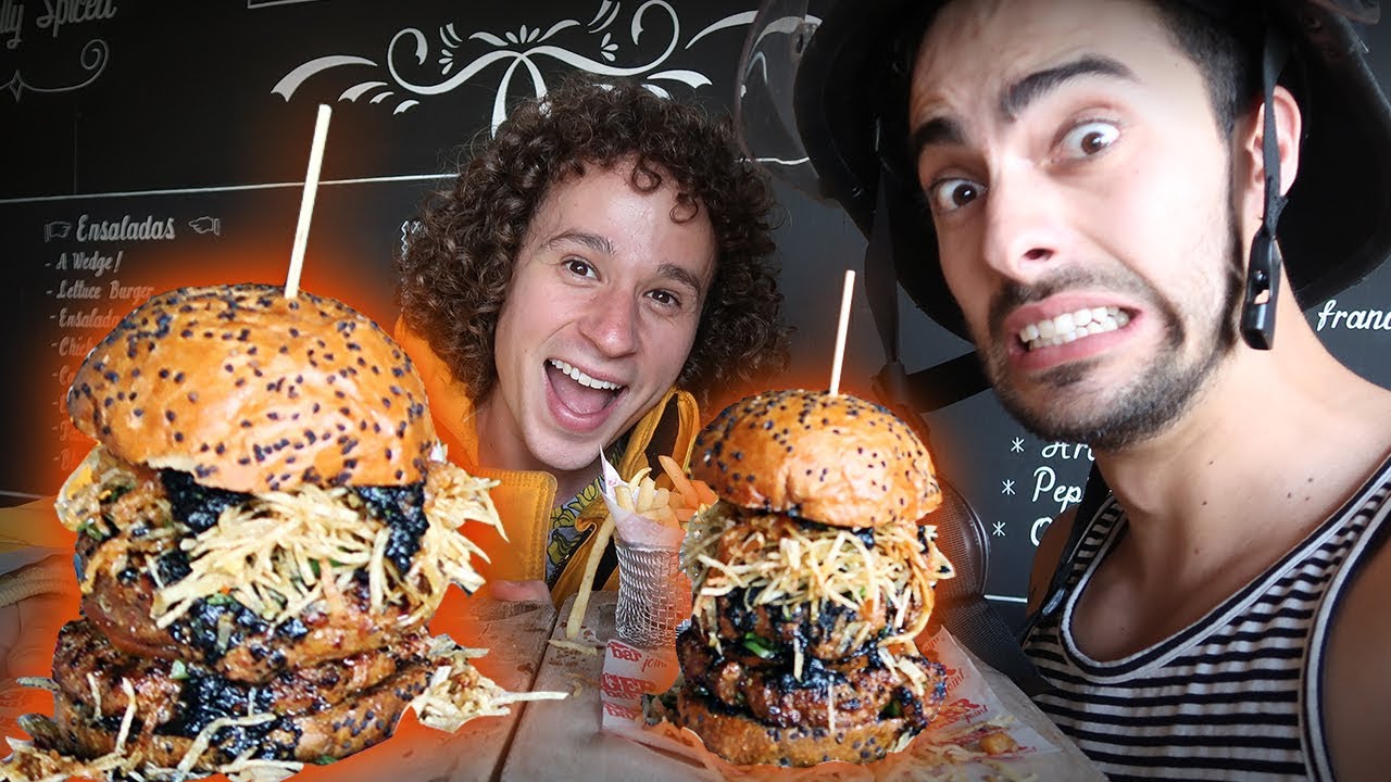 HAMBURGUESA MÁS PICANTE DEL MUNDO RETO FT. LUISITOCOMUNICA