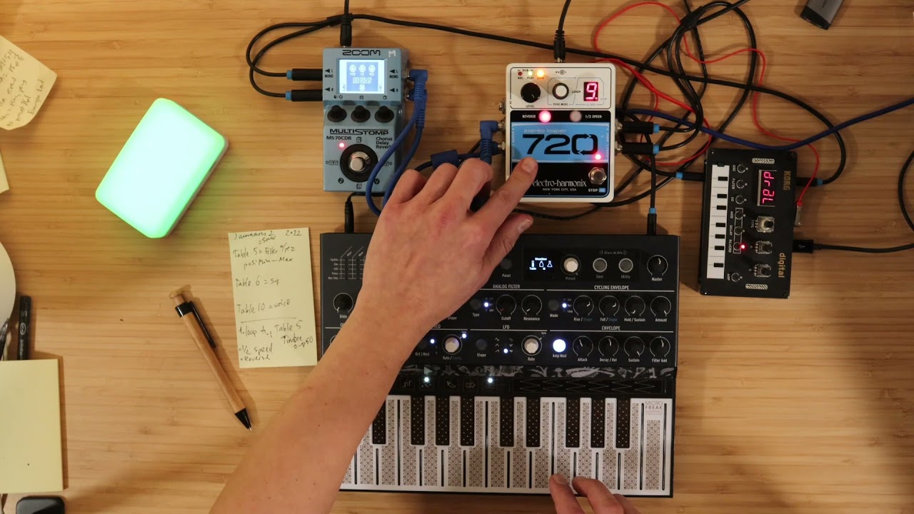 Jamuary 02 2022 - MicroFreak, NTS-1, EHX 720, MS-70CDR #jamuary2022