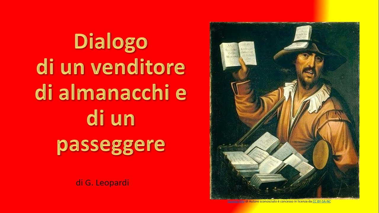 Dialogo di un venditore di almanacchi e di un passeggere di Leopardi (commento)
