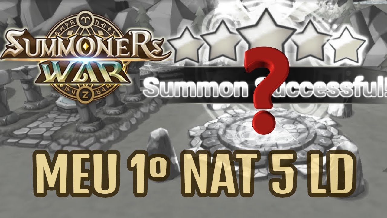 Summoners War - Meu primeiro NAT 5 LD (retirado em live)