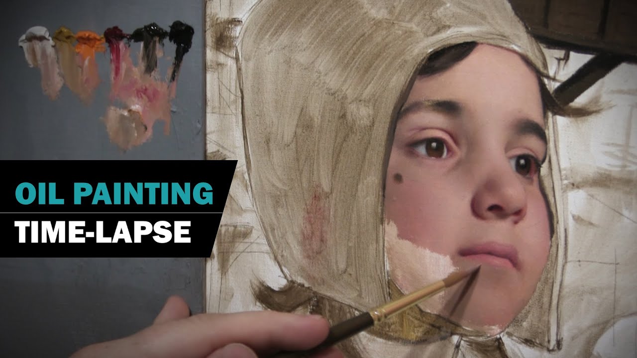 Portrait Painting Technique: TIME-LAPSE OIL PAINTING