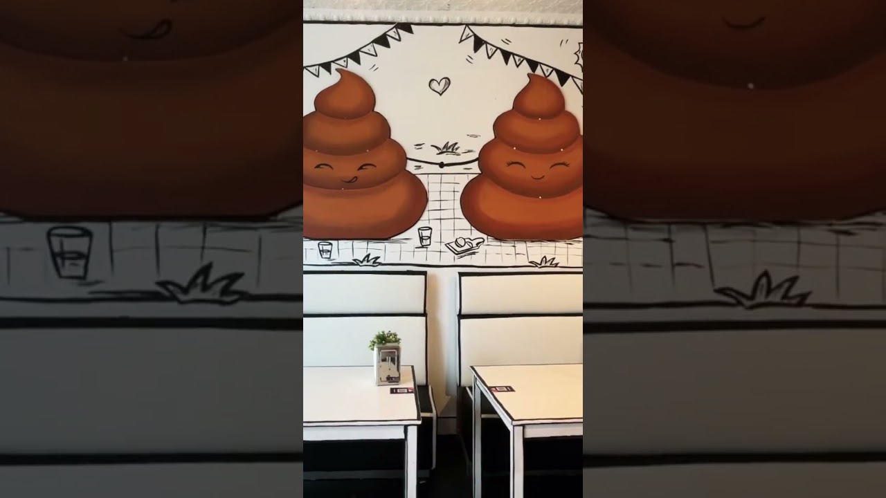 Have You Ever Tried to Eat at Poop Cafe? || #shorts
