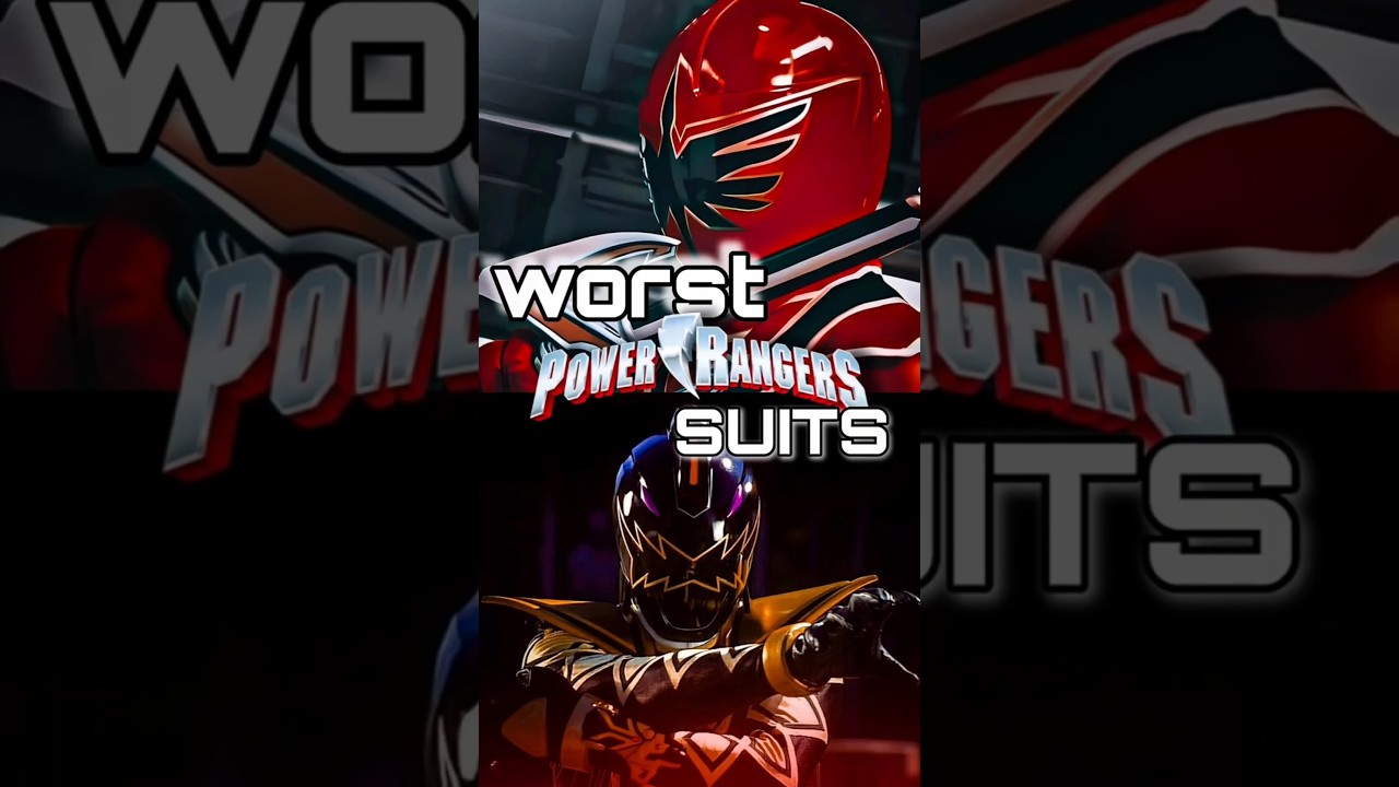 Worst Power Rangers Suits of all Time😮 | Power Rangers | #shorts
