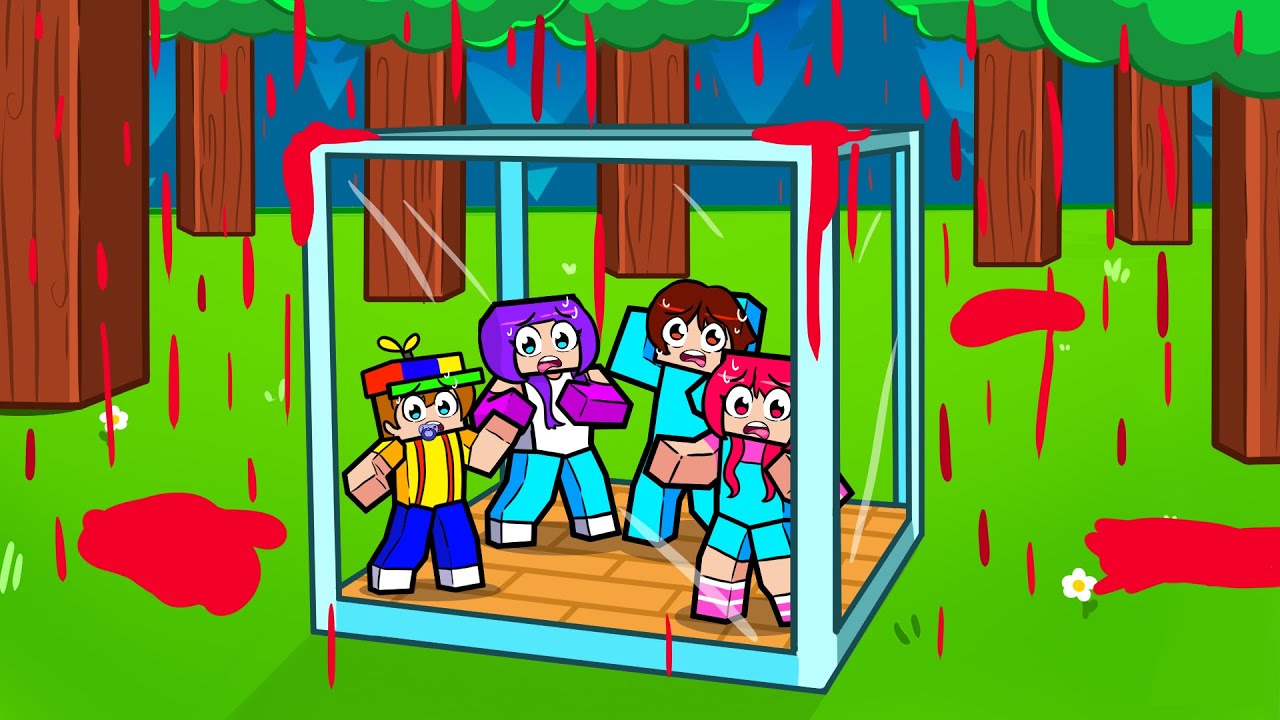 Minecraft BLOOD RAIN Kıyametinde Hayatta Kalmak...
