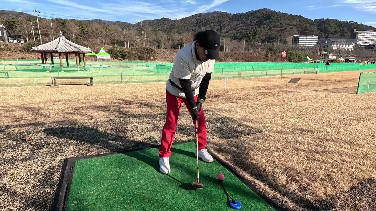 김용우 썰/황금화 교수님/파크골프 첫번째 레슨/서봉파크장/