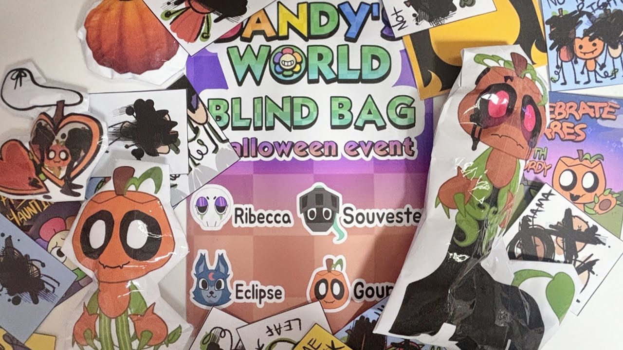 🎃Paperdiy🎃Dandy’s world Gourdy blind bag🎃 +tutorial!!