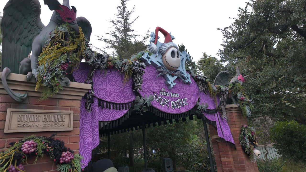 4K Disneyland Tokyo 2026 Haunted Mansion Ride