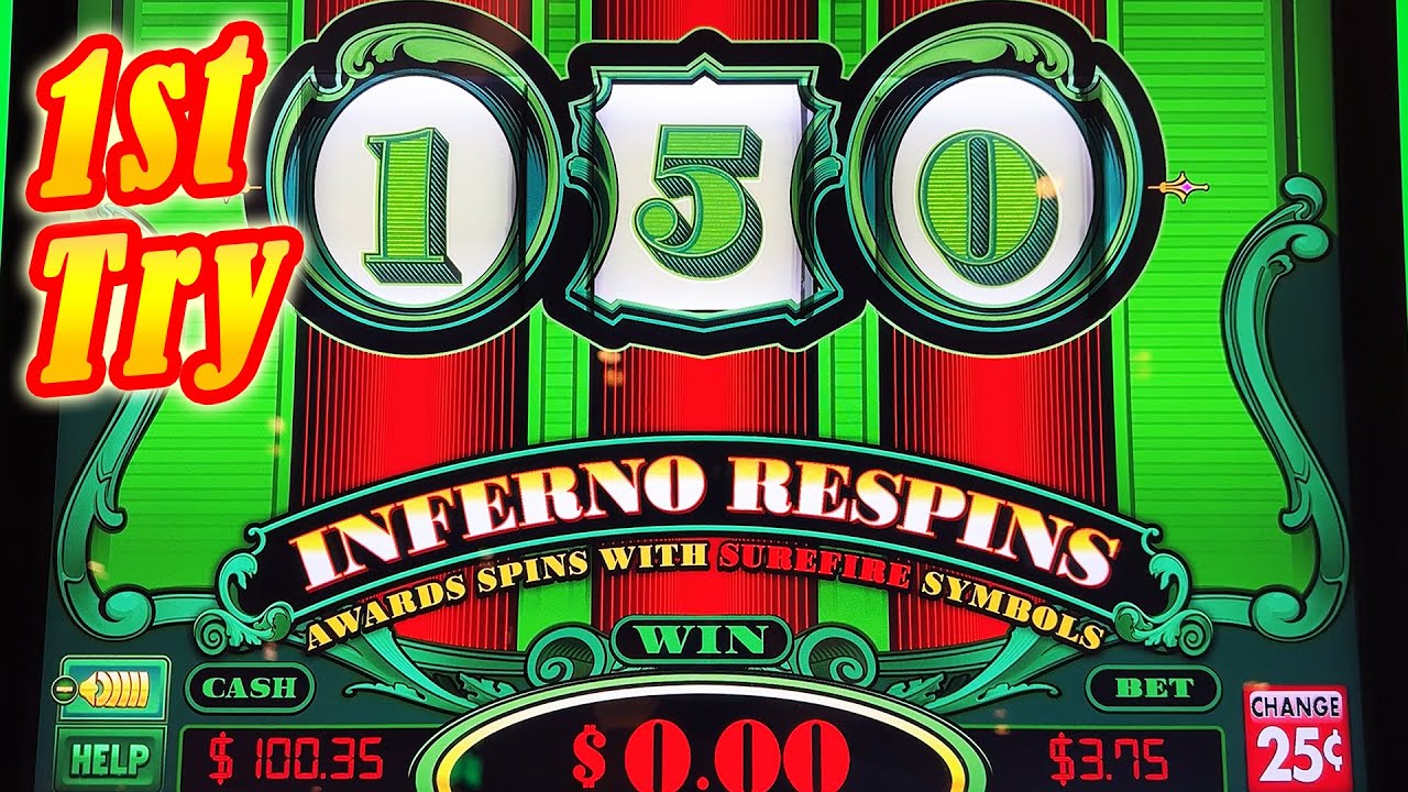 Everi Three Reel Slots - Pop-A-Shot, Skee Ball and Cash Machine Inferno First Attempts!