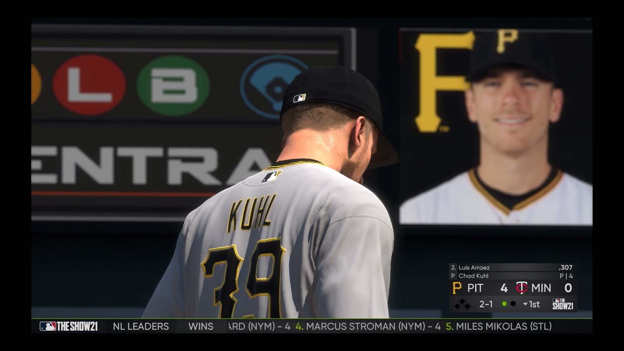 MLB The Show 21 Franchise mode gameplay: Pittsburgh Pirates vs Minnesota Twins - (PS4) [4K60FPS]