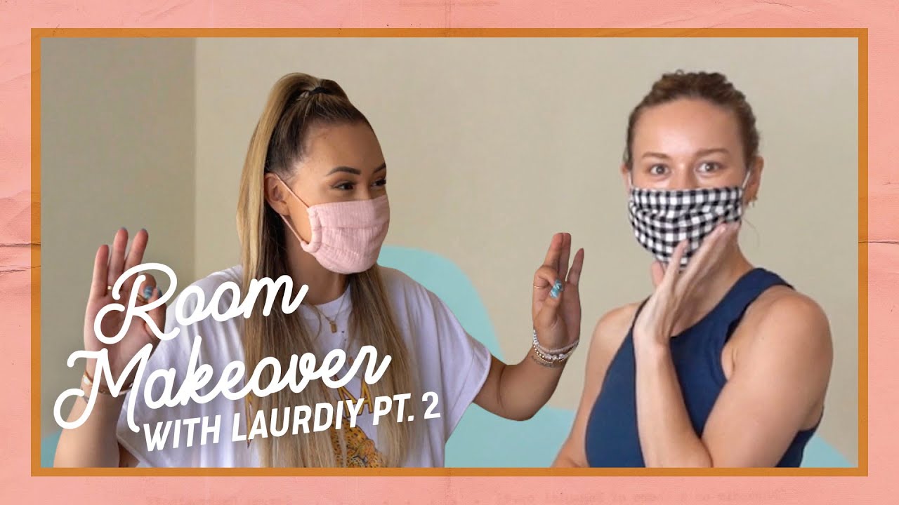 LaurDIY helps me makeover my filming room! (pt 2)