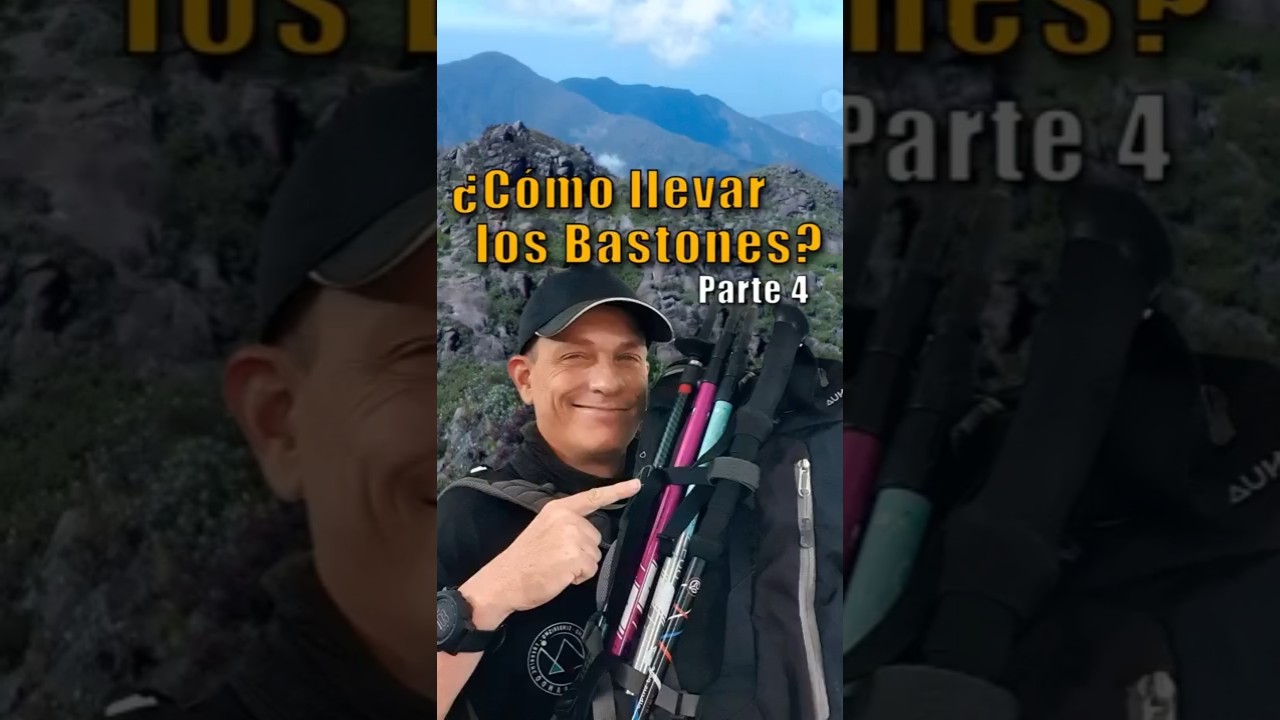 &iquest;C&oacute;mo llevar los bastones de senderismo en la mochila?