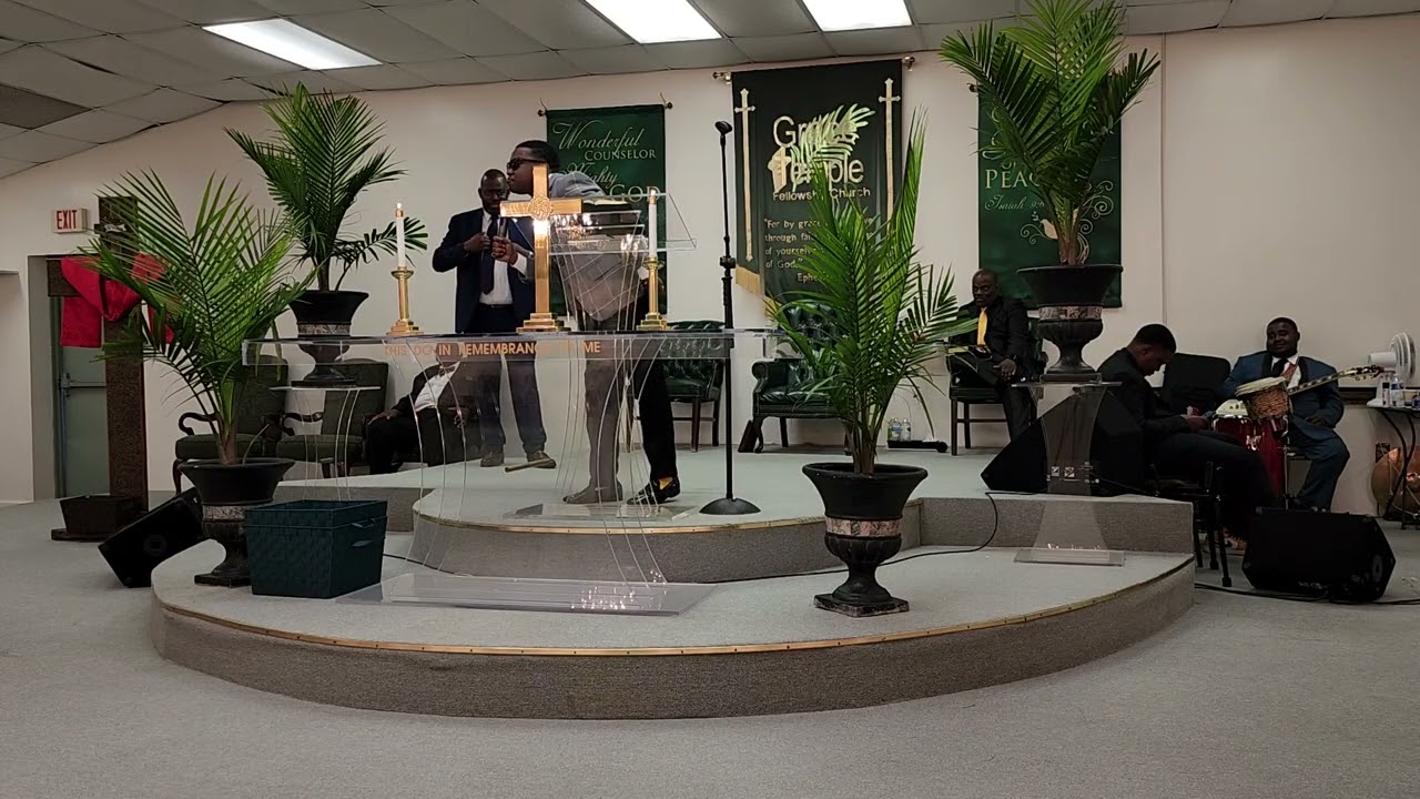 Elder Michael Boone bringing a MIGHTY WORD! Pastor Waymyers 17th Anniversary