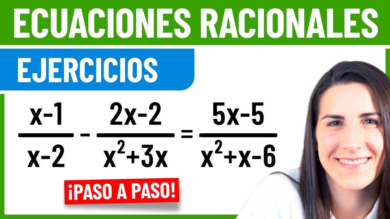 ECUACIONES RACIONALES ✅ Explicación Paso a Paso