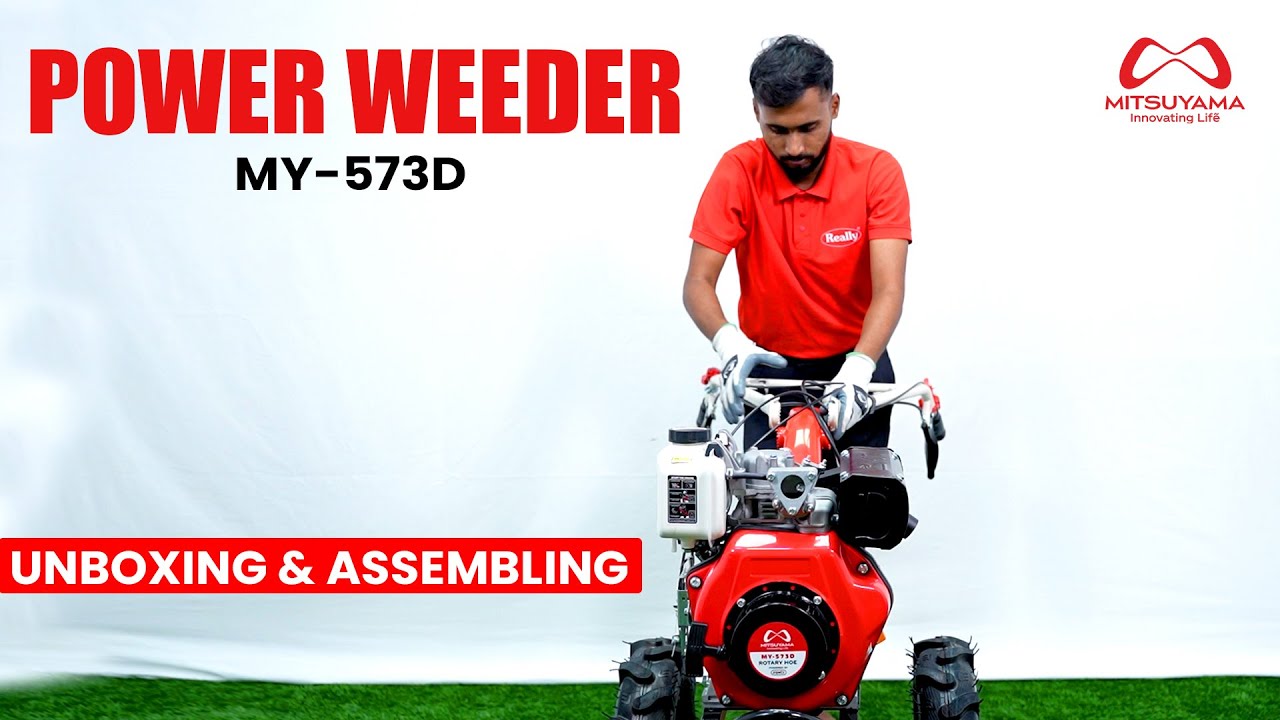 Complete MY-573D Power Weeder Setup | Unboxing to Ready-to-Use | REALLY AGRITECH