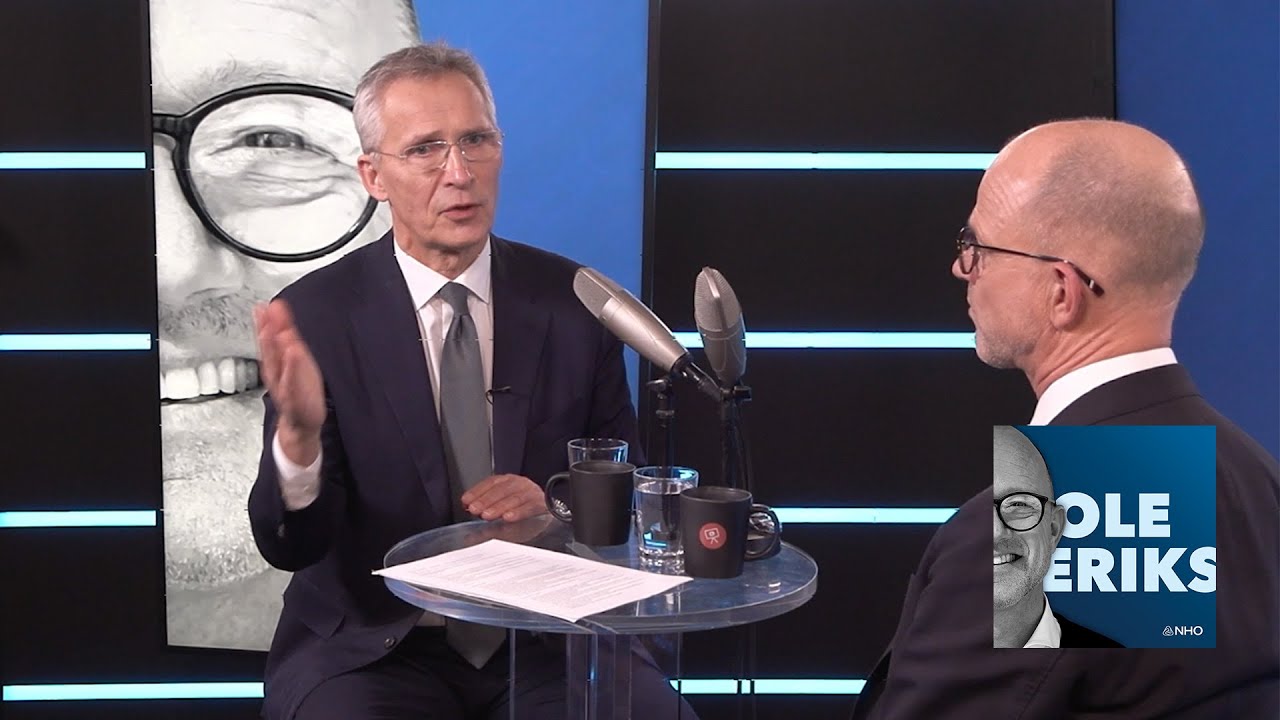Jens Stoltenberg i NHO-podkasten 