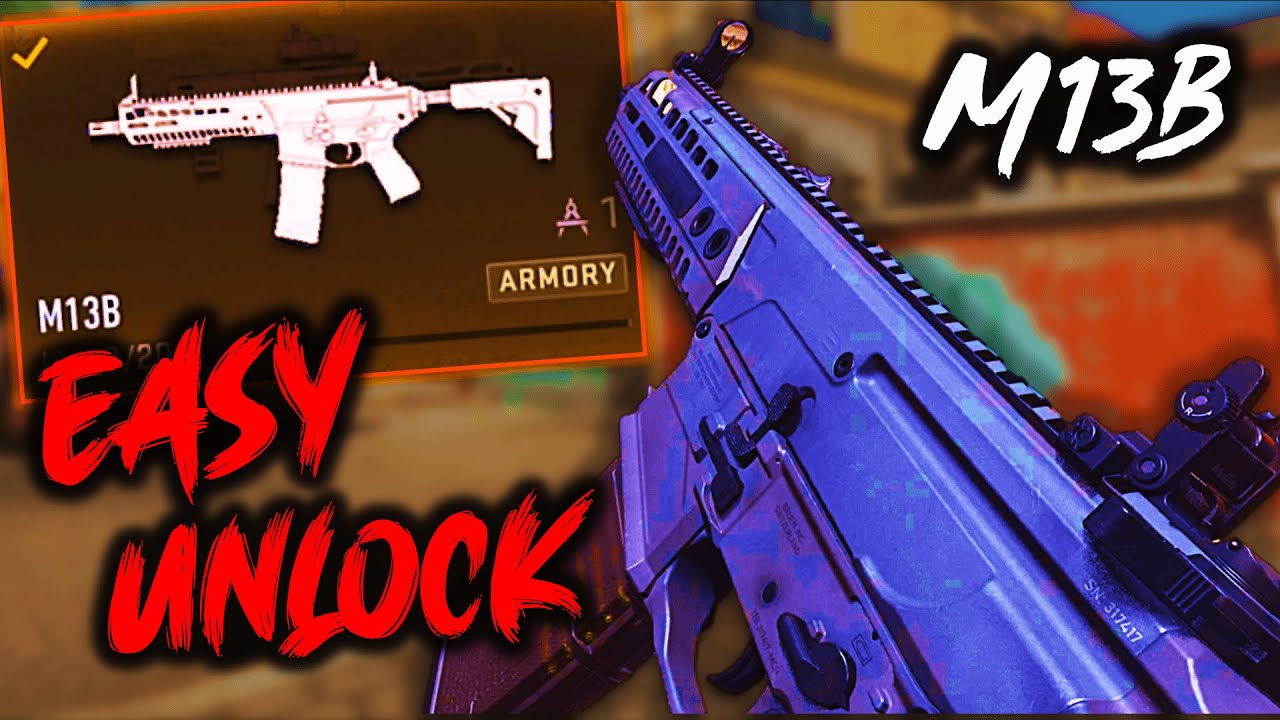 How to UNLOCK the NEW M13B (EASY GUIDE) | MW2