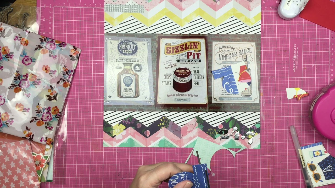 Scrapbook Process: BBQ 24*7 // May I Scraplift You?