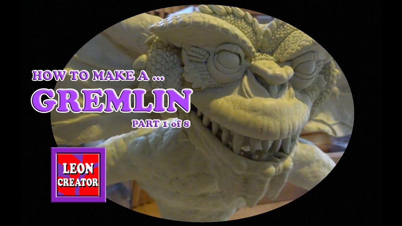 SCULPTING Life-Size GREMLIN Step-By-Step Milliput Tutorial - Part 1 - with Leon Hills - LEON CREATOR