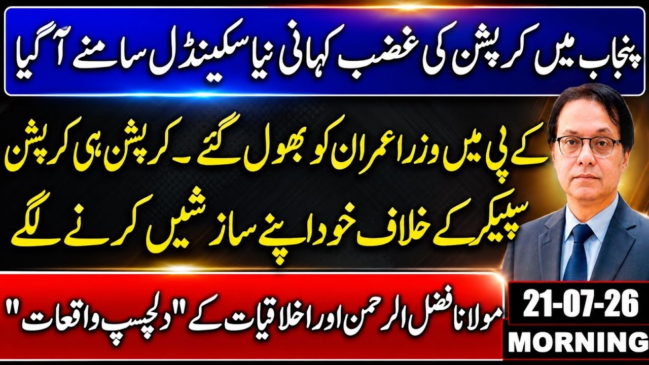 New Corruption Scandal Coming In Punjab - Who's Behind Fazal Ur Rehman - PTI Left Imran khan Alone? 