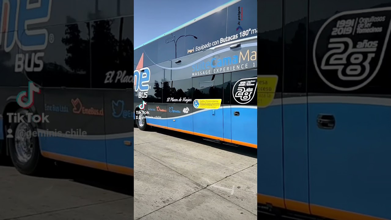 🔺eme bus 🔺 Marcopolo Paradiso new G 7 1800DD #geminischile  #jcpeigna #chile #posicionarenyoutube