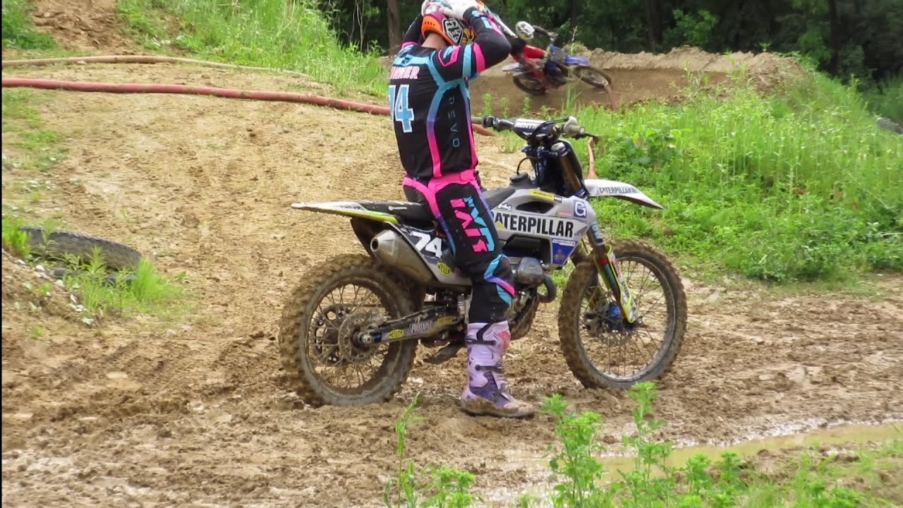 Rainy Motocross Training at MSC Schwandorf