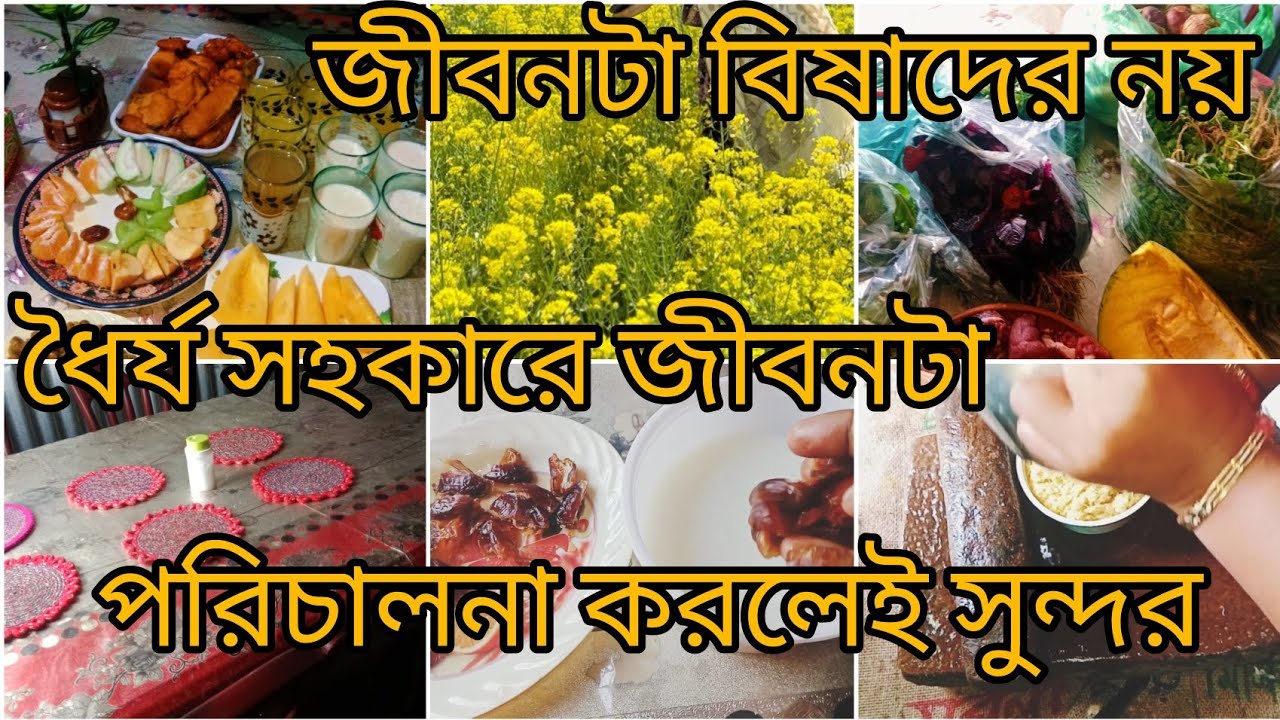 গ্রামের গৃহবধূর সারাদিনের ব্যস্ত সময় ধৈর্য ধরলে জীবনটা সুন্দর হয় Village Housewife Daily Life Vlog