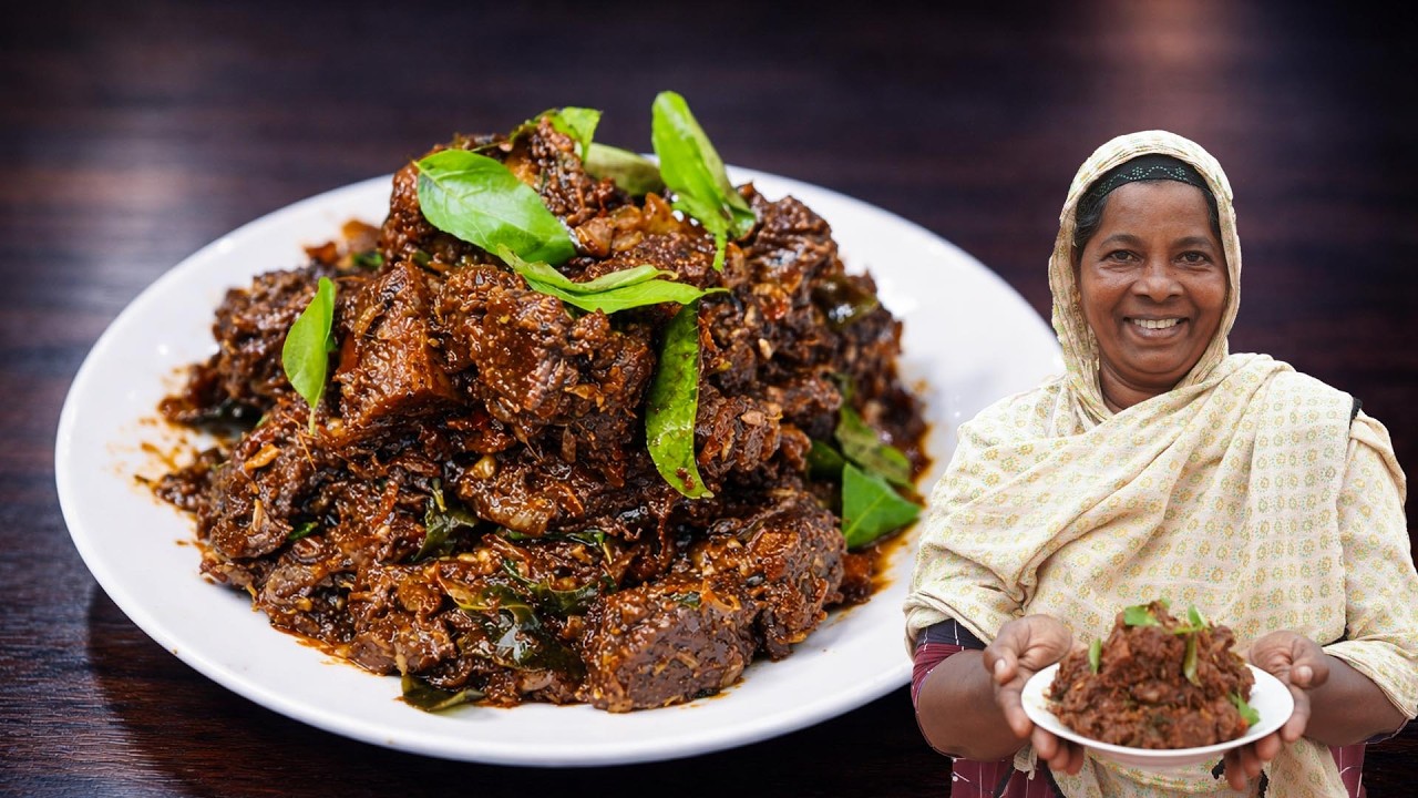 നാടൻ ബീഫ് റോസ്റ്റ്  | Kerala Authentic Beef Roast | Thani Nadan Beef Roast