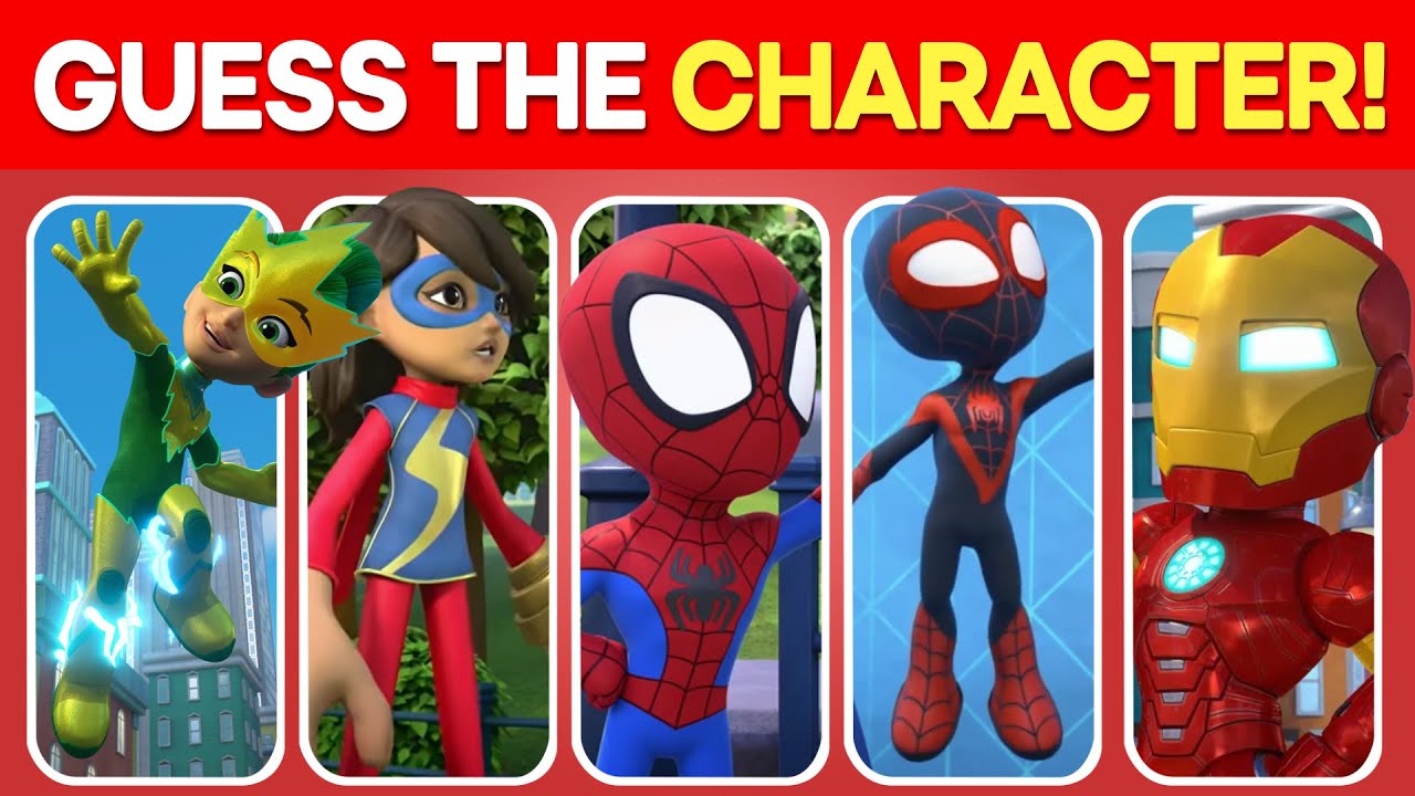 🎤 Guess the SPIDEY Characters by Their Voice 🕷️🦸‍♂️ | Spidey and His Amazing Friends Quiz❗