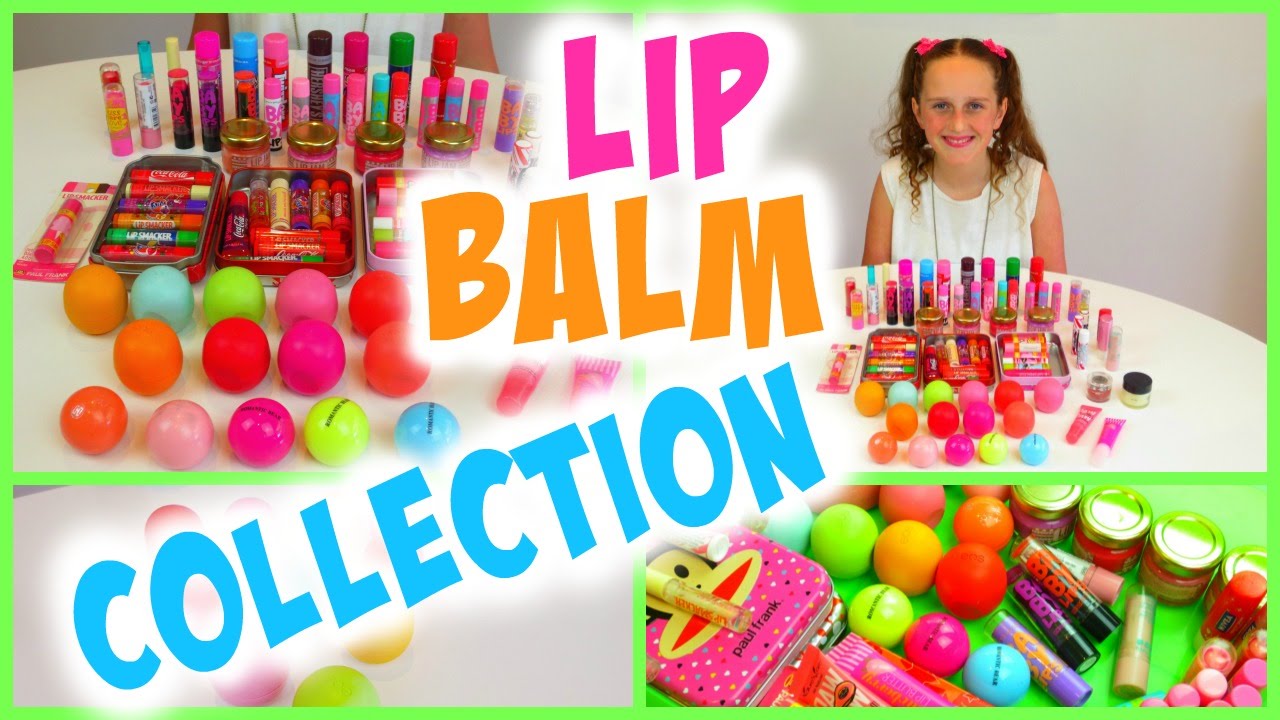Lip Balm Collection & Haul | Lip Smacker,  EOS,  Baby Lips, Maybelline and more !