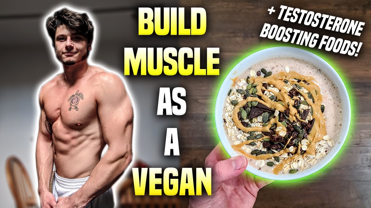 What A 220lb Vegan Athlete Eats In A Day to Boost Testosterone and Build Muscle