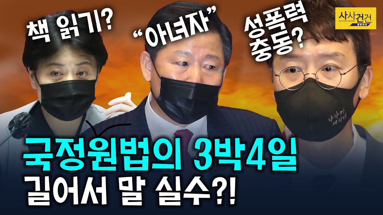 [싸꼰_짤막영상] 화제의 발언?! 논란의 발언?! 국정원법 무제한 토론 정리.zip_201214(월)