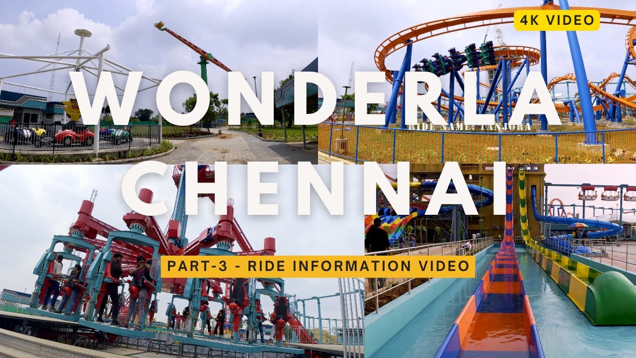 Wonderla chennai ride information| #chennai #wonderla #4k #walktour #thiruporur #trending #viral