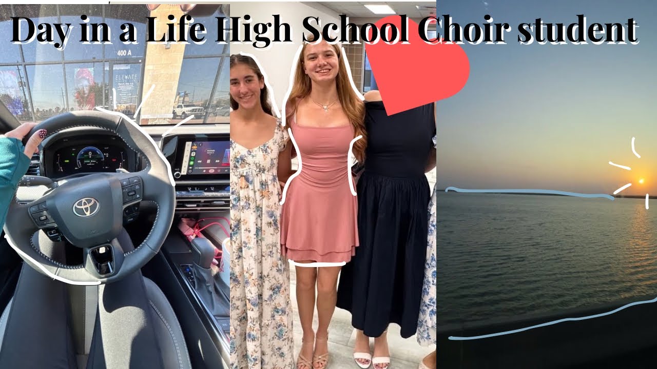 Vlogggggg!!  Day in the life of a High School student (choir edition)
