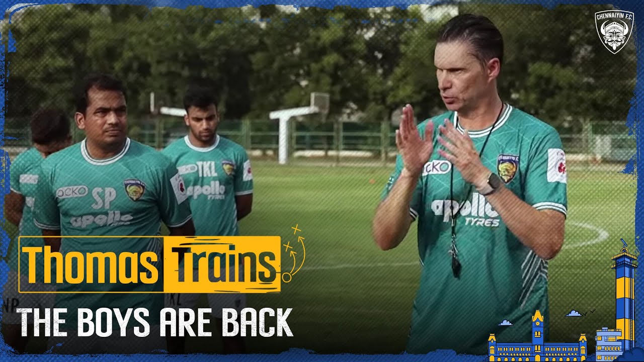 First session | Thomas trains | Chennaiyin FC | Season 9