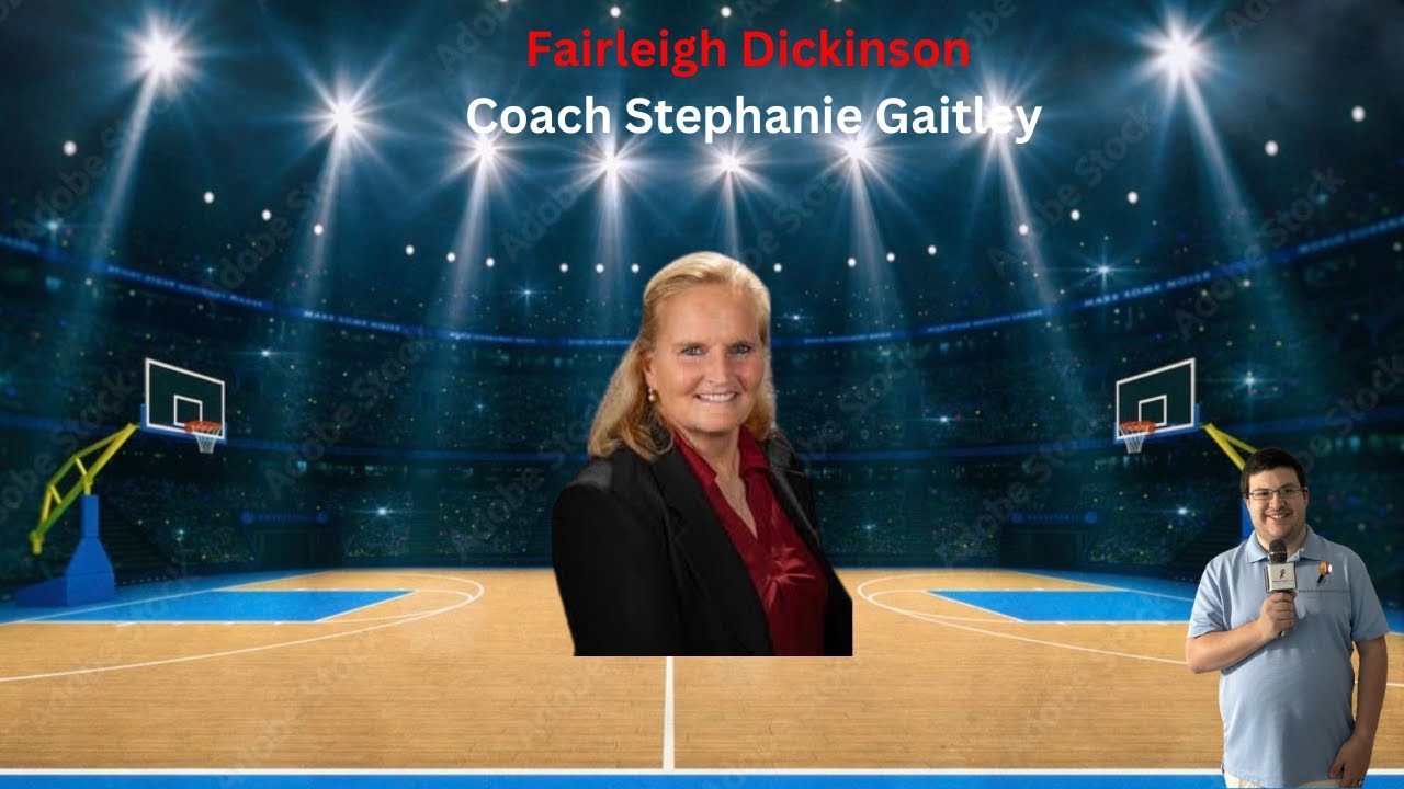 Fairleigh Dickinson FDU head women’s basketball coach Coach Stephanie Gaitley
