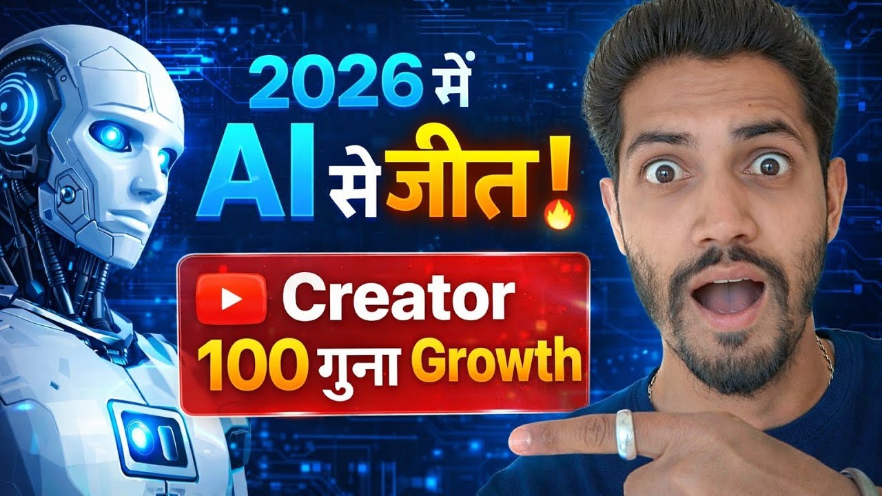 “AI से 10X Fast YouTube Growth 🔥 2026 में Creator कैसे जीत रहे हैं?”