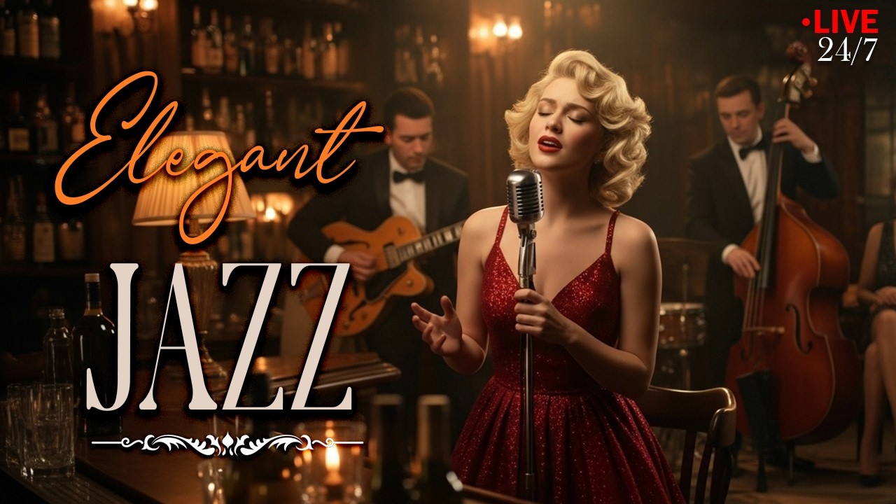 1940's Smooth Jazz – Vintage Retro Classics | LIVE🔴 24/7