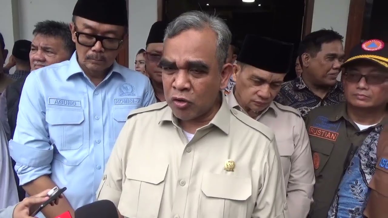 KETUA MPR RI AHMAD MUZANI TINJAU LOKASI TANAH BERGERAK DI  PADASARI TEGAL