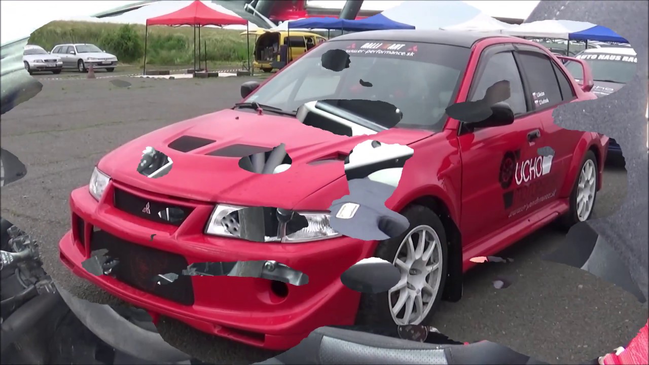 Eric Riecan /MITSUBISHI LANCER EVO VI/ Dolná Strehová RALLY-SHOW (2020.06.27.)